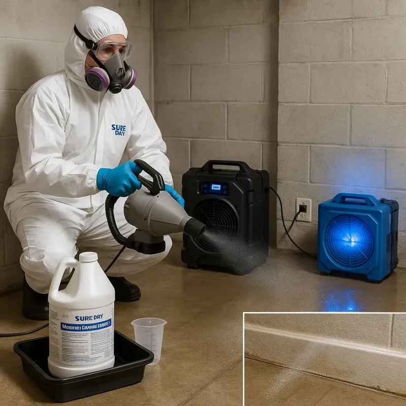 Sanitization and Odor Removal process in Noank, CT